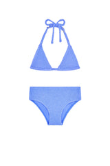 Palma Top & Seychelles Bottom Set - Pool Crinkle