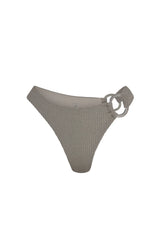Bronte Bottom - Steel Lurex Rib