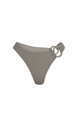 Bronte Bottom - Steel Lurex Rib