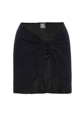 St. Barth's Skirt - Black Crinkle