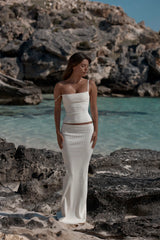 Provence Top - Ivory Knit Rib