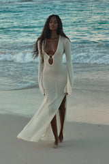 Montego Dress - Ivory Treble Knit