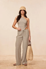 Belize Pant - Tile Geo Silk