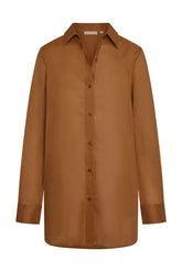 Fiji Tunic - Caramel Cotton Voile