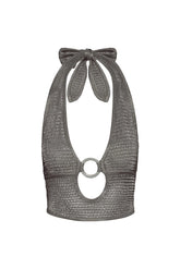 Miami Top - Steel Treble Knit