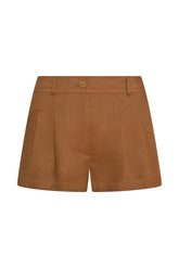Casablanca Short - Caramel Linen