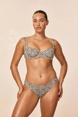 Seychelles Bottom - Black Gingham