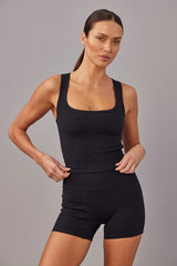 Venice Tank - Black Rib
