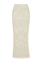 Fontelina Skirt - Ivory Petit Crochet