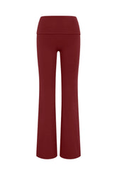 Melrose Flared Legging - Burgundy