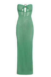 Montego Bandeau Dress - Pond Lace Crochet