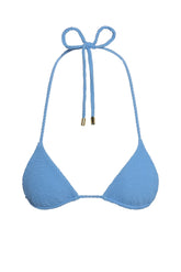Taormina Top - Azure Crinkle