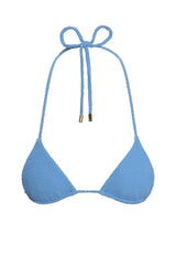 Taormina Top - Azure Crinkle