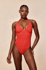 Honolulu One Piece - Chili Pepper Crinkle