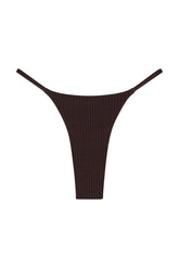 Brazil Thong - Espresso Wide Rib