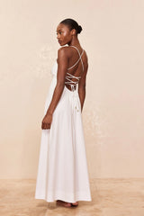Montpellier Dress - White