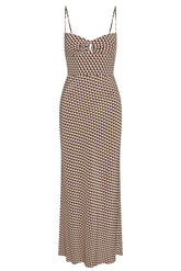 Fererra Dress - Husk Geo Silk