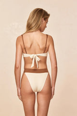 Cala Roja Top - Ivory/Caramel