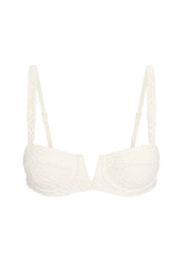 Clovelly Top - Ivory Crochet