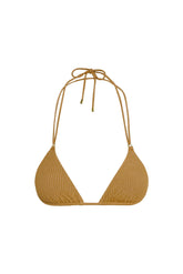 Hanalei Top - Antique Gold Lurex Rib