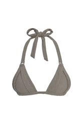 Morocco Top - Steel Lurex Rib