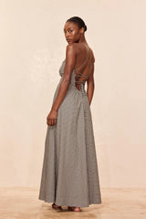 Montpellier Dress - Black Gingham