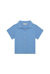 Pacific Beach Shirt Kids - Azure Crinkle