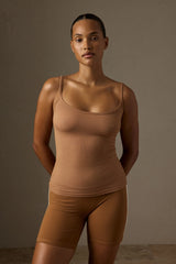 Devin Tank Long - Caramel Lightweight Rib