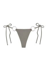 Cannes Bottom - Steel Lurex Rib
