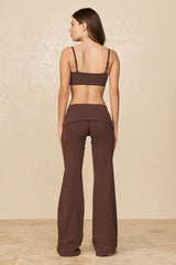 Melrose Flared Legging Long - Espresso