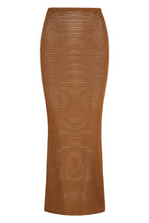 Fontelina Skirt - Caramel Treble Knit