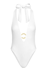 Montego One Piece - White Rib