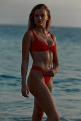 Barbuda Top - Chili Pepper