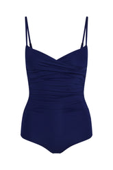 Bordeaux One Piece Full Coverage - Midnight