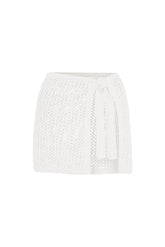 Santa Marta Sarong - White Petit Crochet