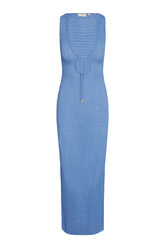 Monte Carlo Tie Dress - Azure Lace Crochet