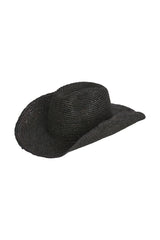 Exuma Raffia Hat - Black