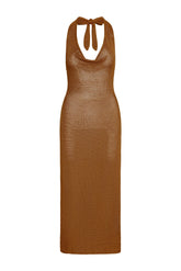 Bula Dress - Caramel Treble Knit