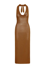 Bula Dress - Caramel Treble Knit