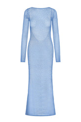 Bodrum Dress - Azure Lace Crochet