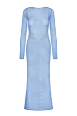 Bodrum Dress - Azure Lace Crochet