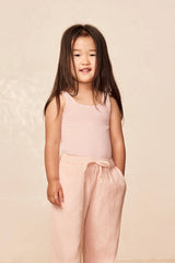 Tuscany Pant Kids - Powder Pink Crinkle