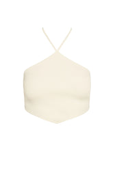 Doheny Top - Ivory Knit Rib