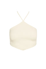 Doheny Top - Ivory Knit Rib