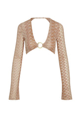 Montego Crop Top - Porto Cervo Gold