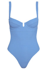 Clovelly One Piece - Azure Crinkle