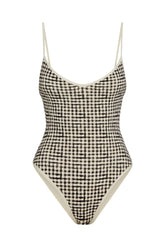 Ravello One Piece - Black Gingham