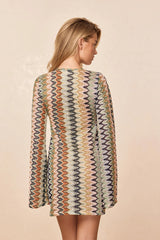 Montego Mini Tie Dress - Porto Cervo Multi