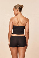 Cali Short - Black Crinkle
