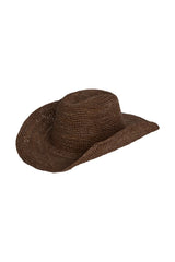 Exuma Raffia Hat - Espresso